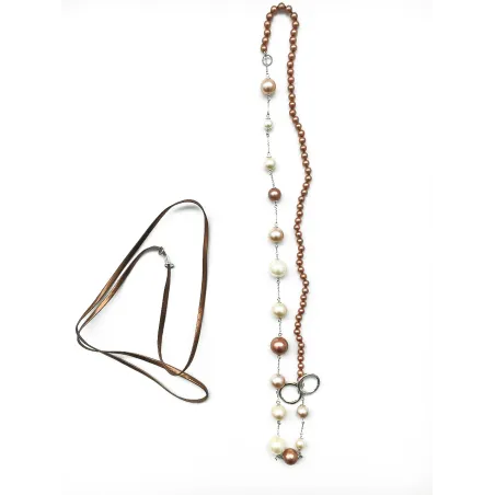 NECKLACE NECKLACE MISAKI WOMAN QCRNTERRAMULT (40CM+37CM )